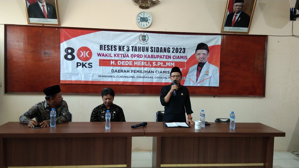 Gelar Reses di Handapherang, Anggota DPRD Ciamis Dede Herli Serap Aspirasi Masyarakat, Bahas Ekonomi, Tani dan&nbsp;Irigasi