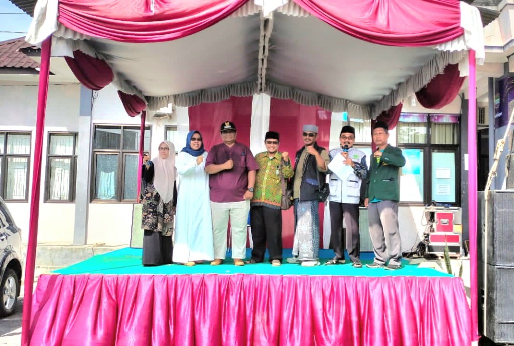Antusias! Ratusan Warga Banjaranyar Ciamis Ikuti Pawai Tarhib Ramadan, Keliling Kecamatan